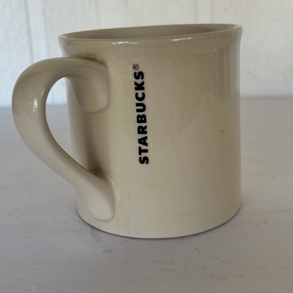 STARBUCKS WHITE CERAMIC SIREN MUG - Picture 7 of 8